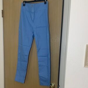 🩵🩵BEAUTIFUL BABY BLUE ZIP UP FRONT PARTY PANTS SIZE XXL🩵🩵